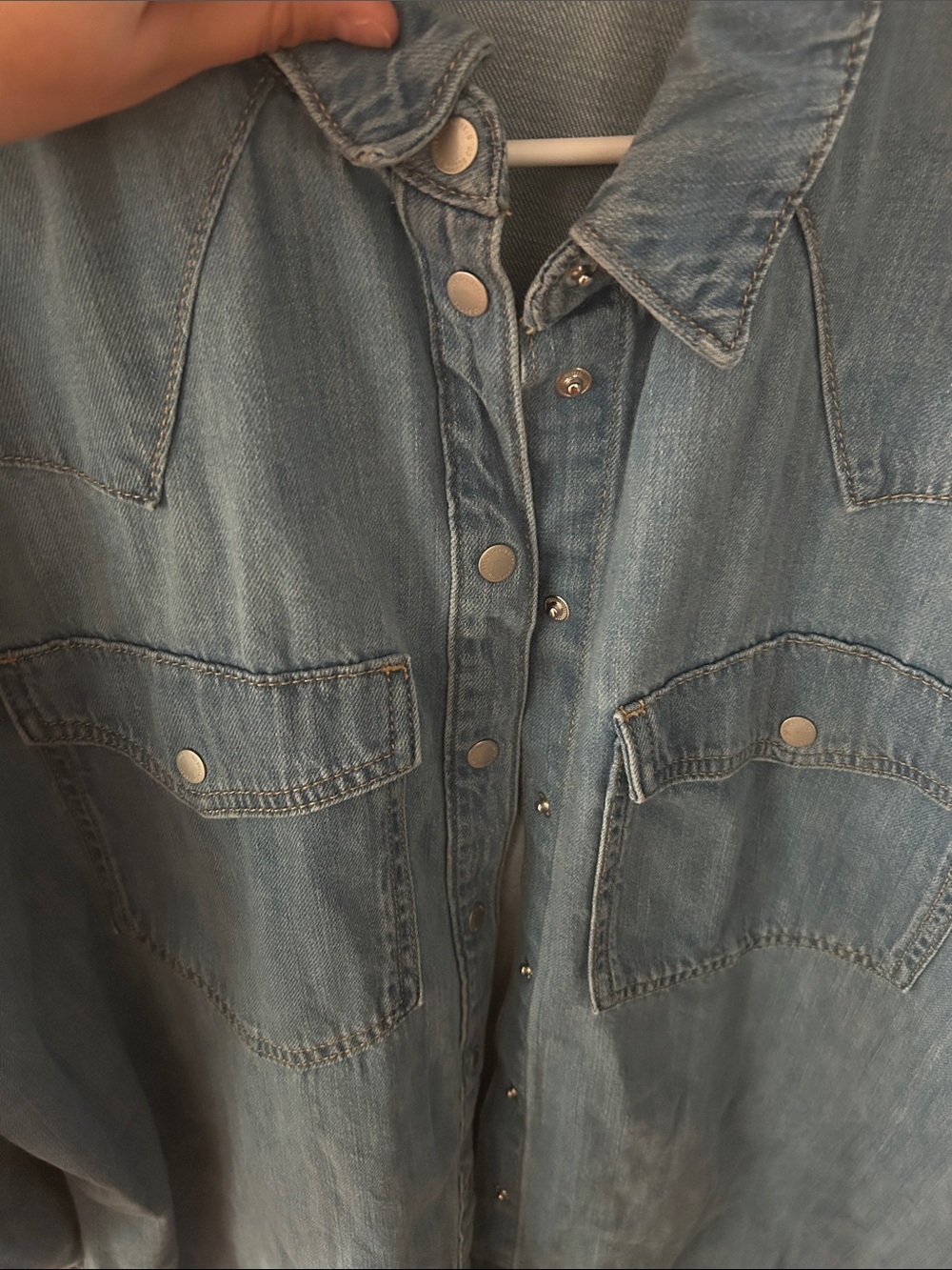 Universal Thread Oversized Denim Shacket - Picture 3 of 7